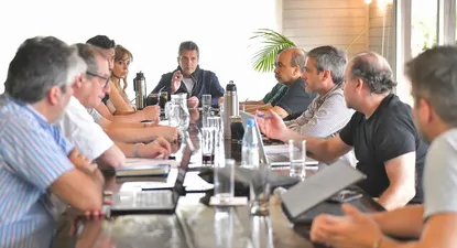 La reunión del equipo de Massa