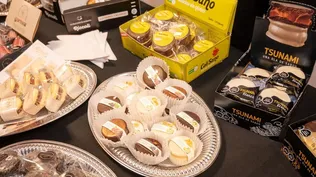 Algunos de los alfajores uruguayos que estarán en el mundial