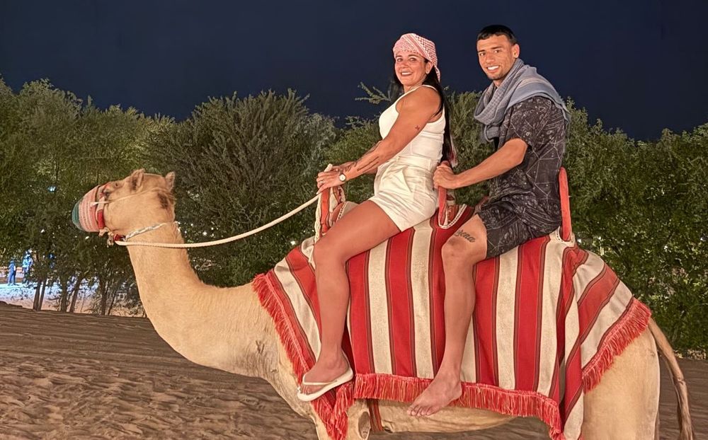 El paseo de Luciano Rodríguez por el desierto de Arabia Saudita