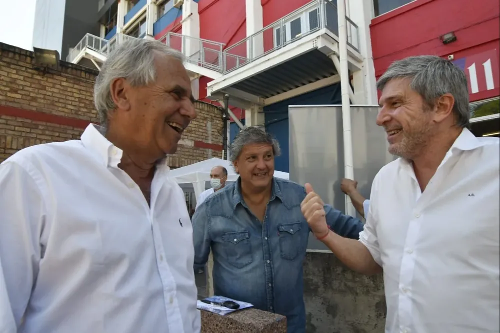 José Fuentes, Alejandro Balbi y Pablo Durán