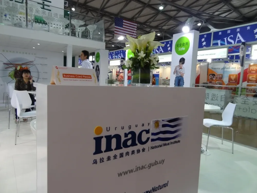 Stand de INAC en China en el 2013