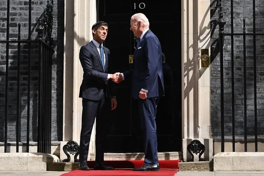 Rishi Sunak y Joe Biden se reunieron en Londres