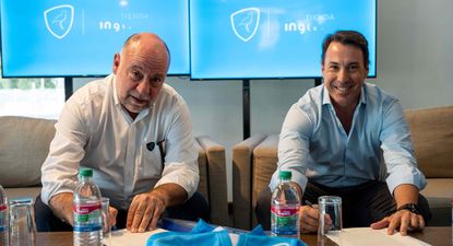 Fabio Magno, Presidente URU - Juan Manuel Parada, CEO de Tienda Inglesa.