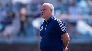 Alejandro Cappuccio en el partido entre Cerro y Peñarol