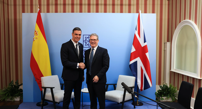 Keir Starmer y Pedro Sánchez