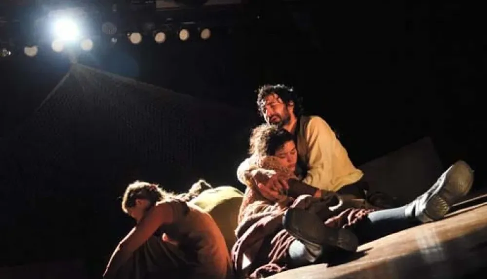 El actor Sebastián Silveira como Peer Gynt