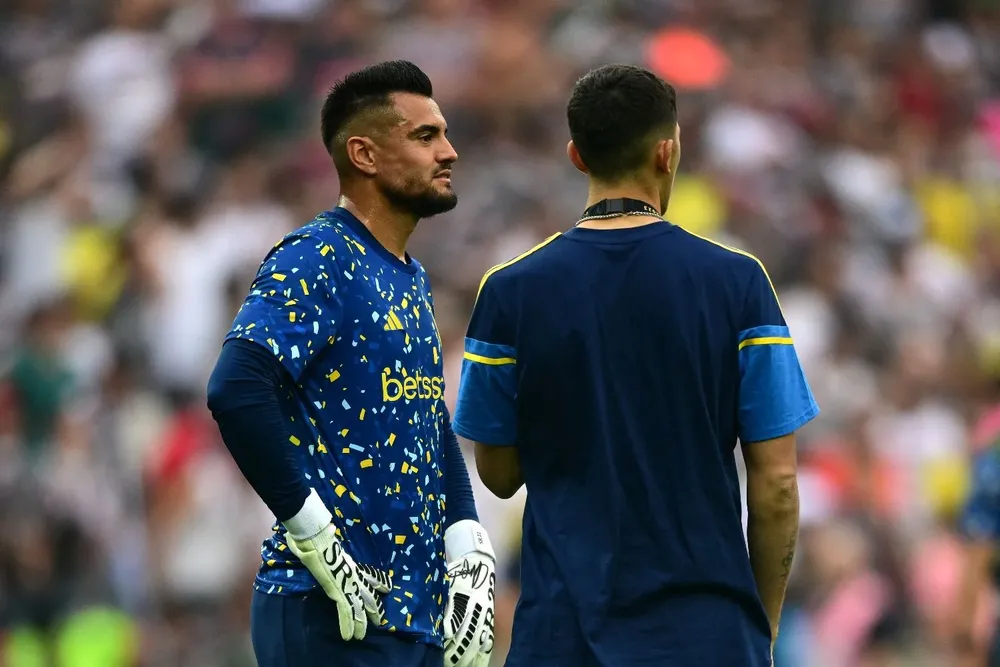 Sergio Romero en la final de Maracaná ante Fluminense