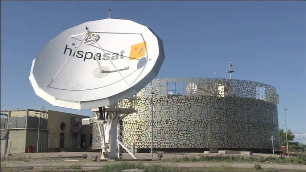 Un centro de control de Hispasat