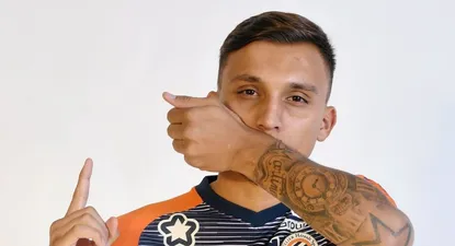 Mathías Suárez debutó en Montpellier y salió lesionado