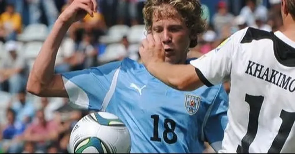 Canobra durante su pasaje por la selección