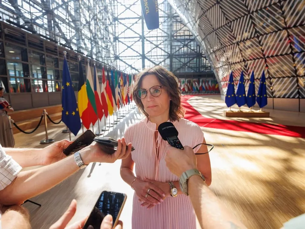 La ministra de Asuntos de la UE de Suecia, Jessika Roswall