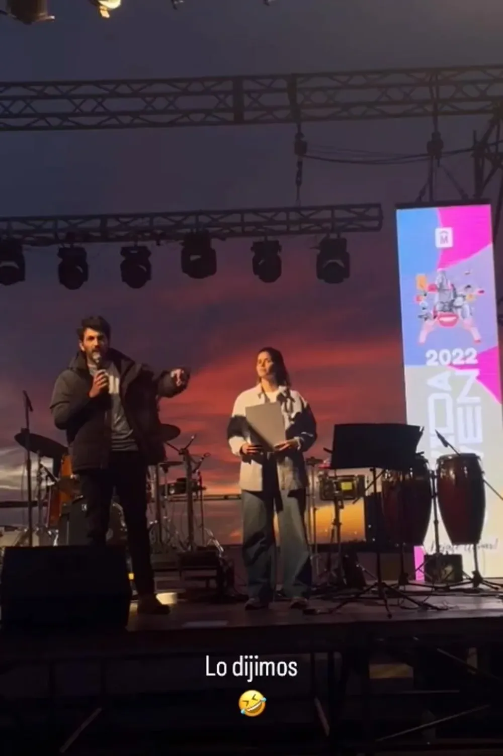 Director de la Secretaría de Juventud de la IM durante el lanzamiento de la Movida Joven