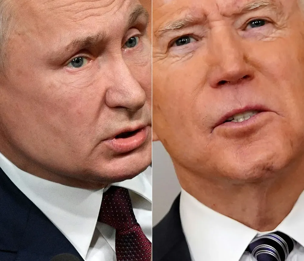 Vladmir Putin y Joe Biden