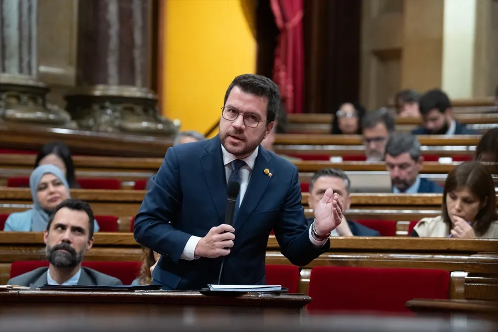 El presidente de la Generalitat, Pere Aragonès.