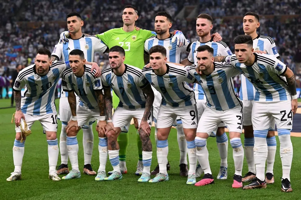 El equipo de Argentina que comenzó jugando la final ante Francia