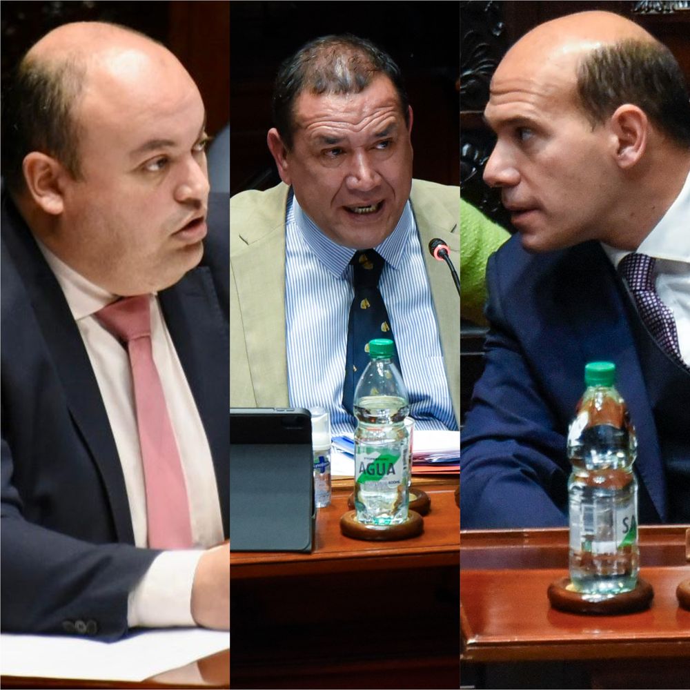 Nicolás Viera, Sebastián da Silva y Martín Lema