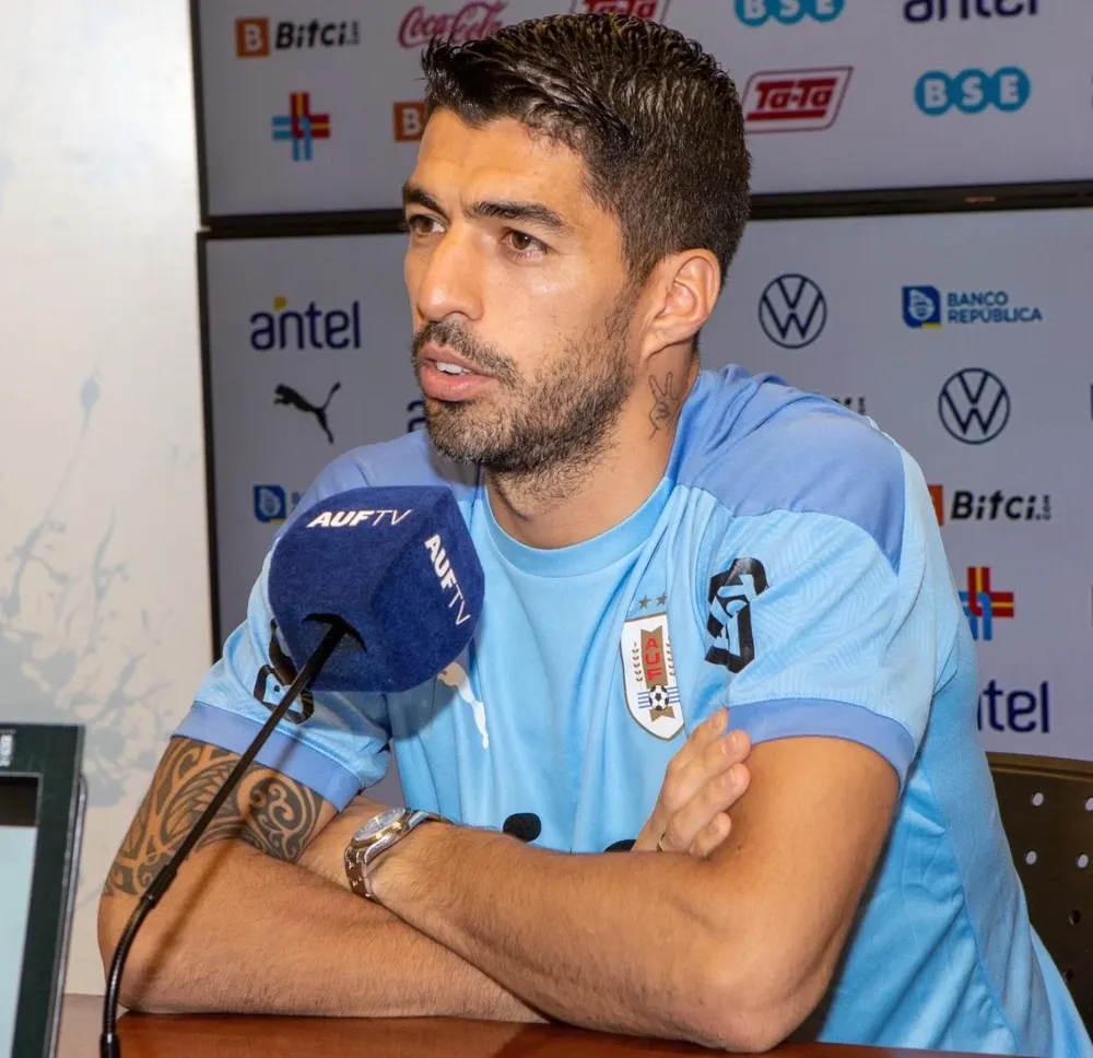 Suárez durante la conferencia virtual del martes