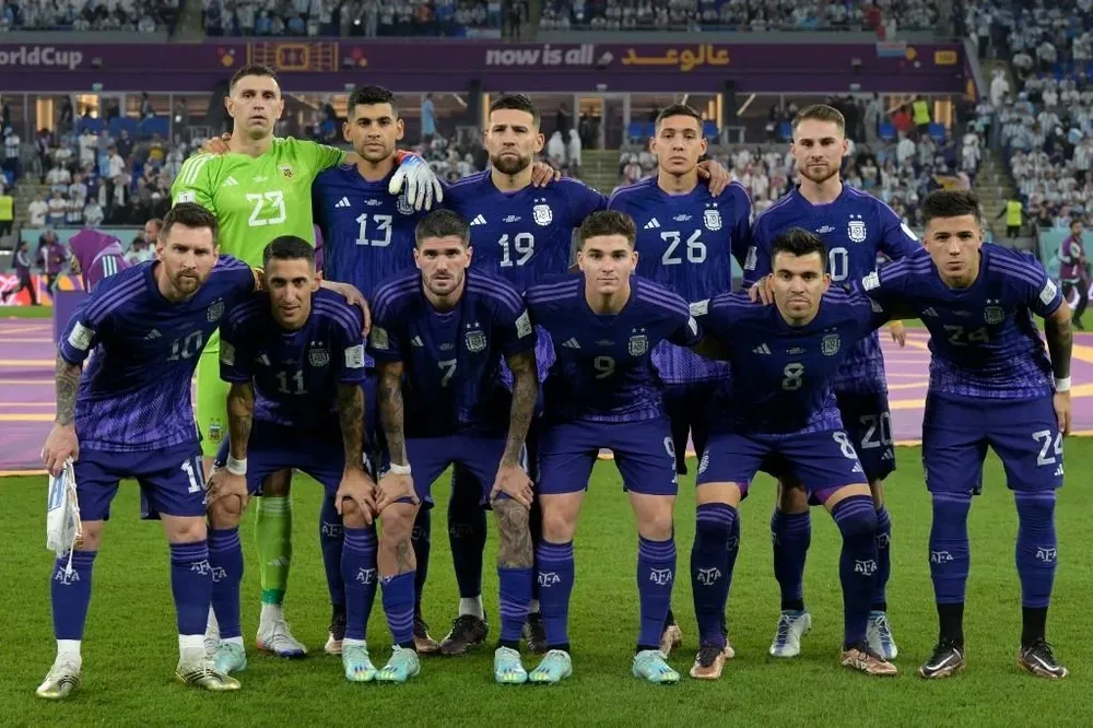 El equipo de Argentina que enfrentó a México