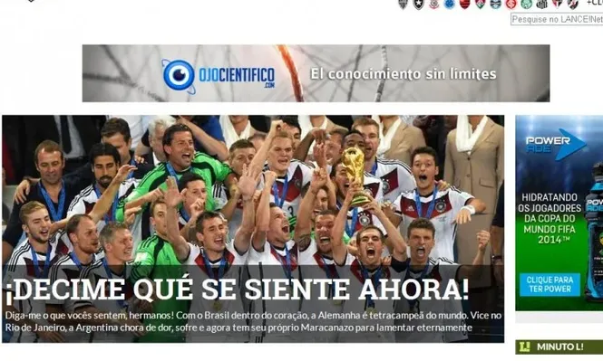 Canchallena, de La Nación, se lamenta por haber estado cerca