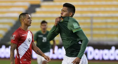Ramiro Vaca celebra su gol