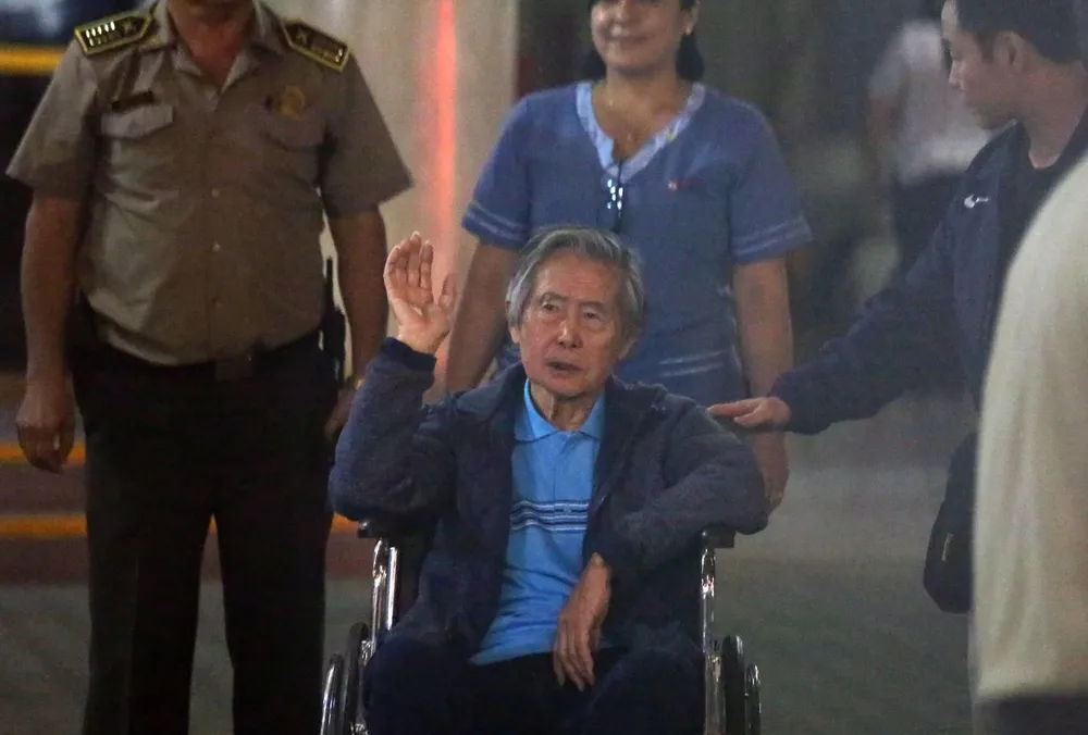 Fujimori está encarcelado en el Penal de Barbarillo.