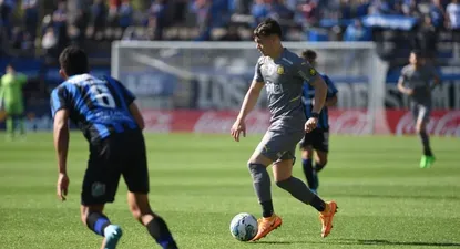 Valentín Rodríguez en la última visita de Peñarol a Belvedere, 1-0, gol de Mansilla
