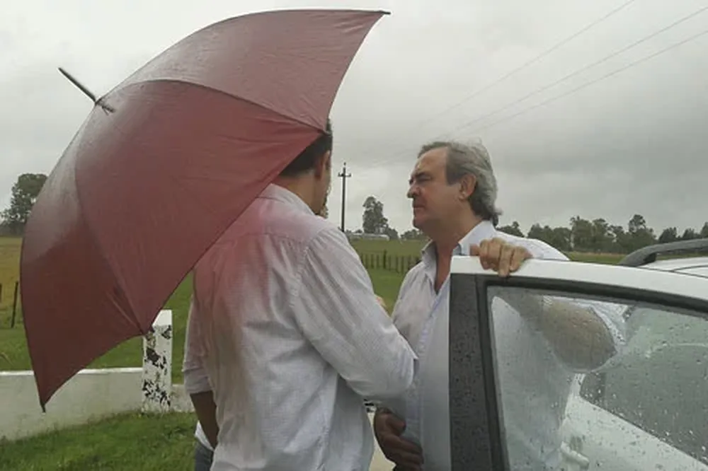 Larrañaga visitó a Walter Zimmer en la cárcel Piedra de los Indios
