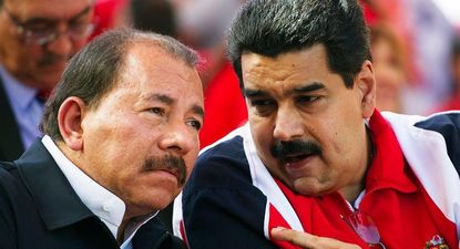 Daniel Ortega y Nicolás Maduro mantienen una estrecha relación desde que el venezolano era canciller de Hugo Chávez hace más de una década.