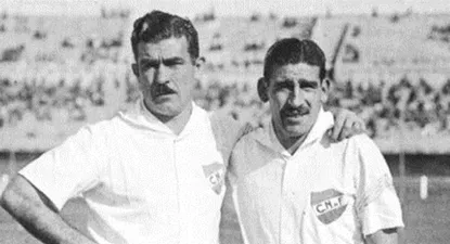 Atilio García junto a Schubert Gambetta, dos glorias de Nacional