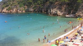 Aiguablava, la joya de la Costa Brava en el municipio de Begur.