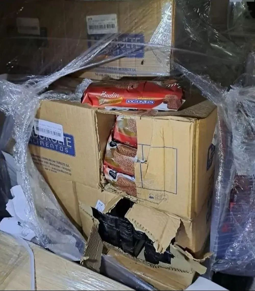Paquetes incautados en Amberes