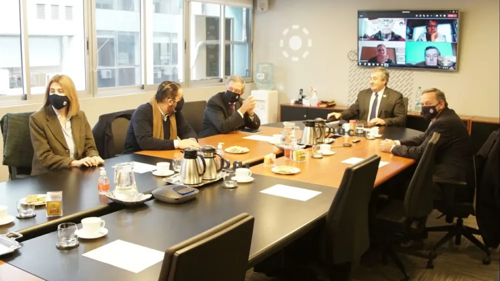 El secretario de Presidencia, Álvaro Delgado, participó de la reunión entre el MGAP y el INAC.