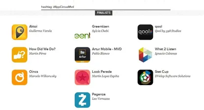 Finalistas de AppCircus Montevideo