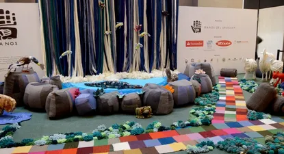 Manos del Uruguay presentó la muestra Viva la lana