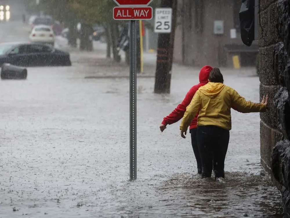 La tormenta también afecta a otras partes del noreste, como Nueva Jersey, Connecticut y Massachusetts.