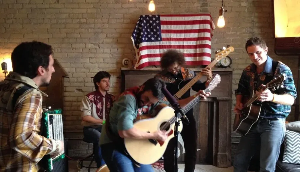 Fede Graña & Los Prolijos tocando en el festival SXSW, en Austin, Estados Unidos