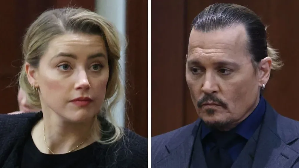 Amber Heard y Jhony Depp