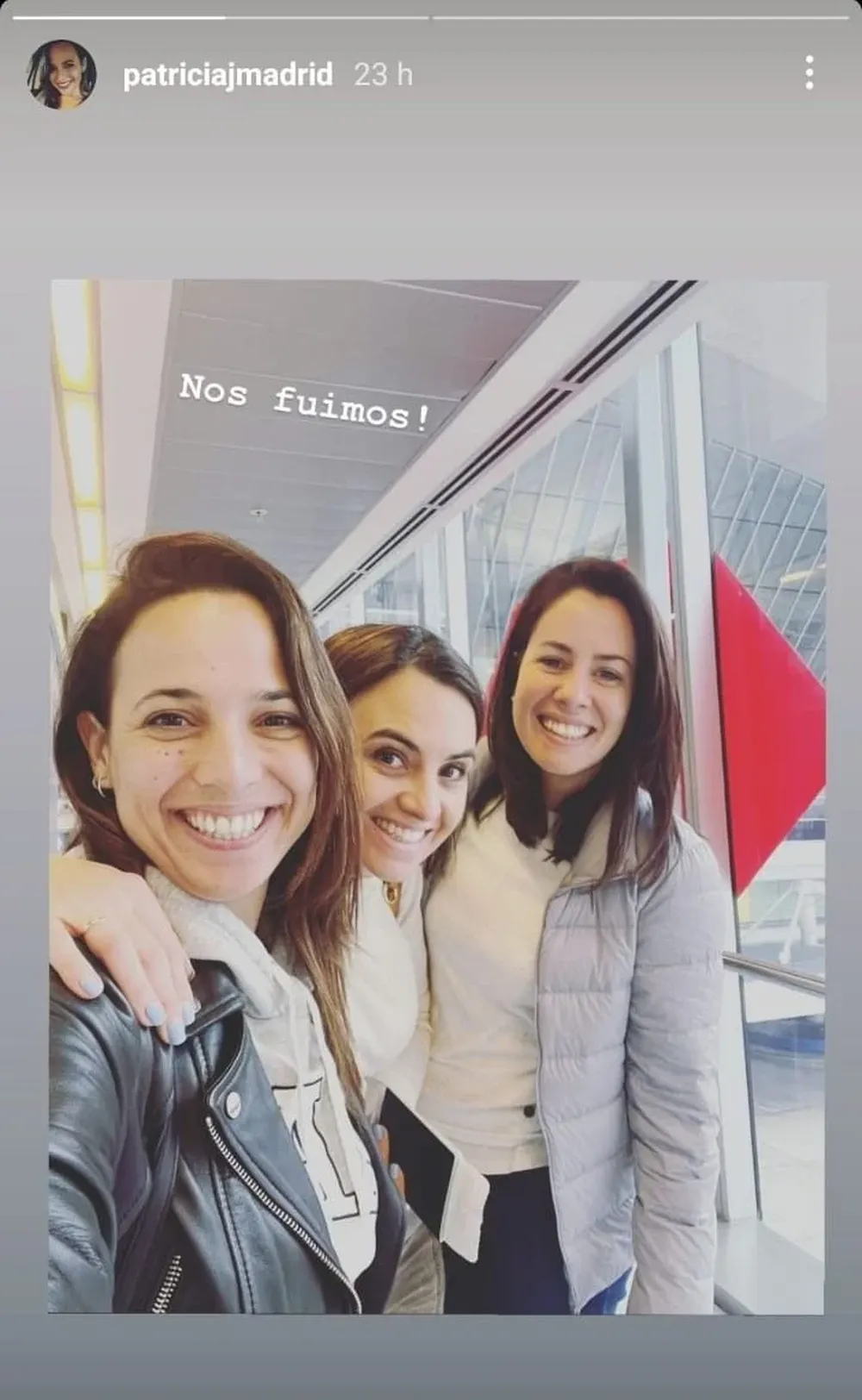 Las periodistas partieron hacia sus vacaciones en la mañana del sábado