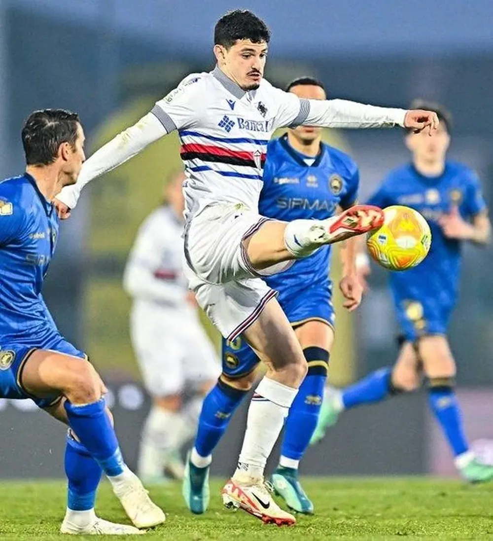 El Canario Álvarez Martínez marcó su primer gol en Sampdoria