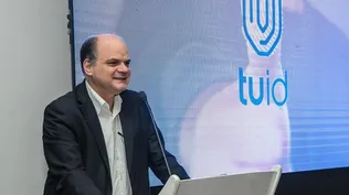 Presidente de Antel, Ing Andrés Tolosa