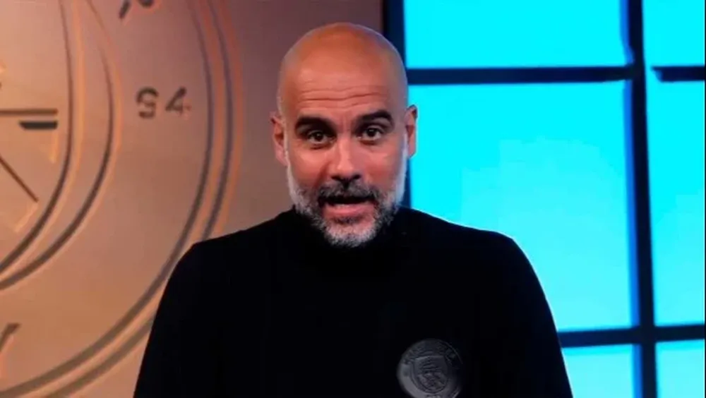 Pep Guardiola en el video que pide al Gobierno sueco aprobar el catalán como lengua de la UE