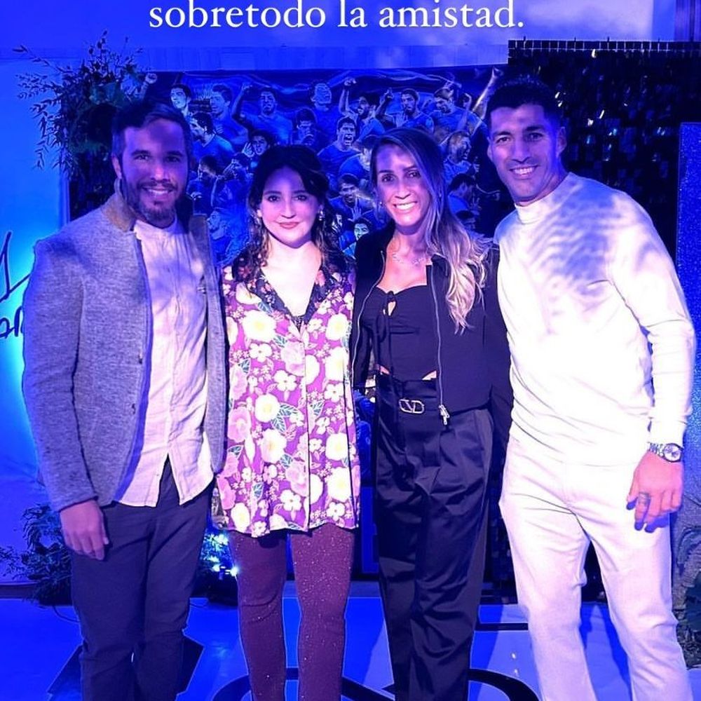 La fiesta privada de Luis Suárez