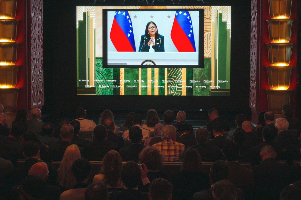 Delcy Rodríguez participó de forma virtual en el FII Priority Summit de Miami
