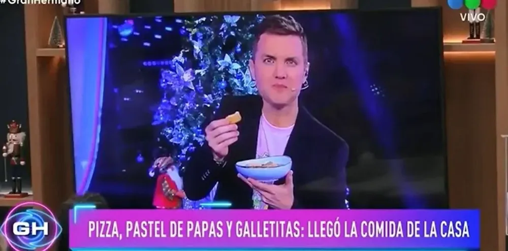 Santiago del Moro probó la comida que prepararon en la casa de Gran Hermano