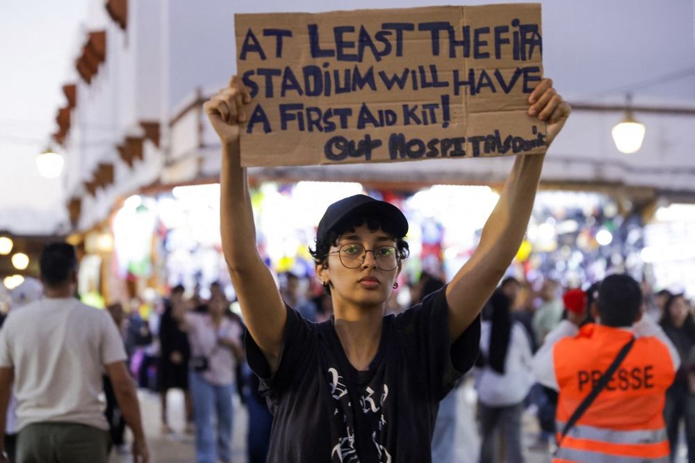 Protestas en Marruecos se oponen al Mundial 2030