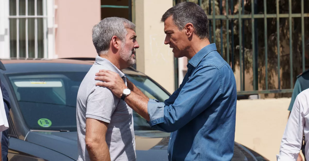 Pedro Sánchez y Fernando Clavijo