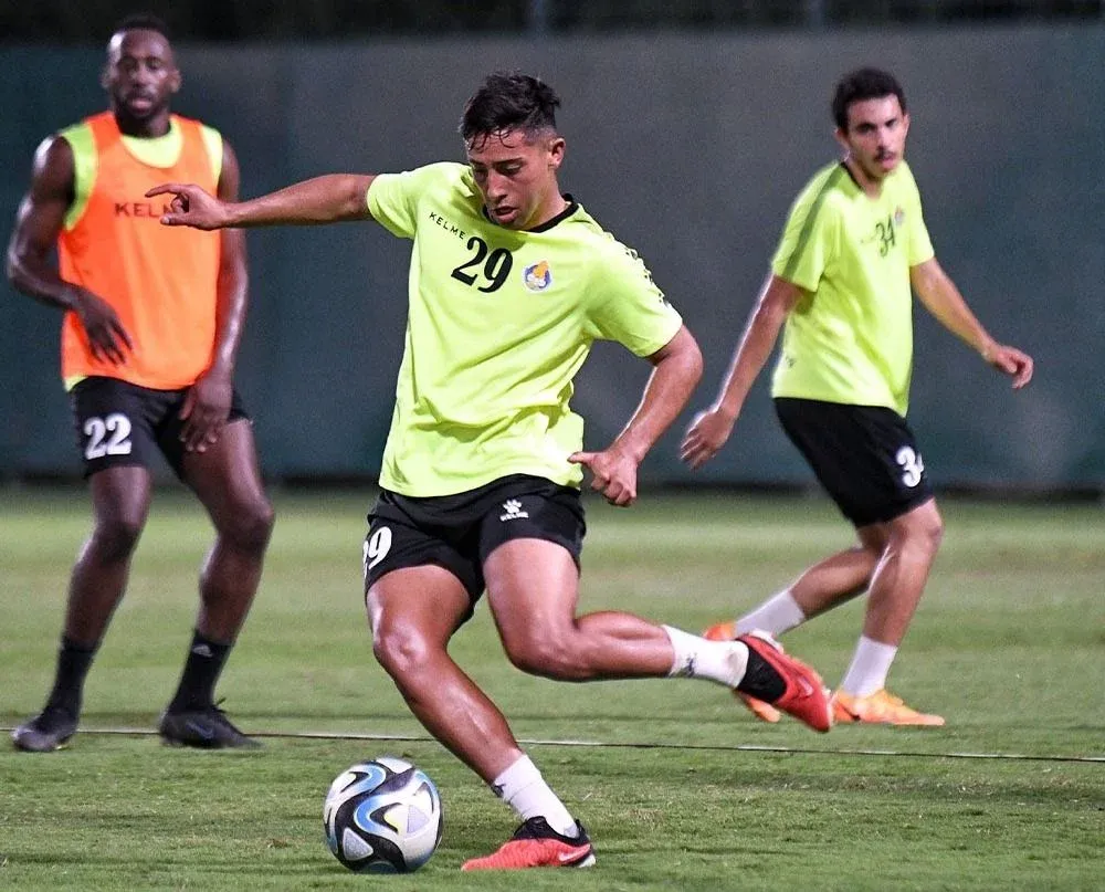 Díaz todavía no debuta en Al Gharafa