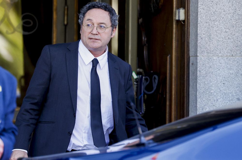 El fiscal general de Estado, Álvaro García Ortíz, sale del Tribunal Supremo. EFE