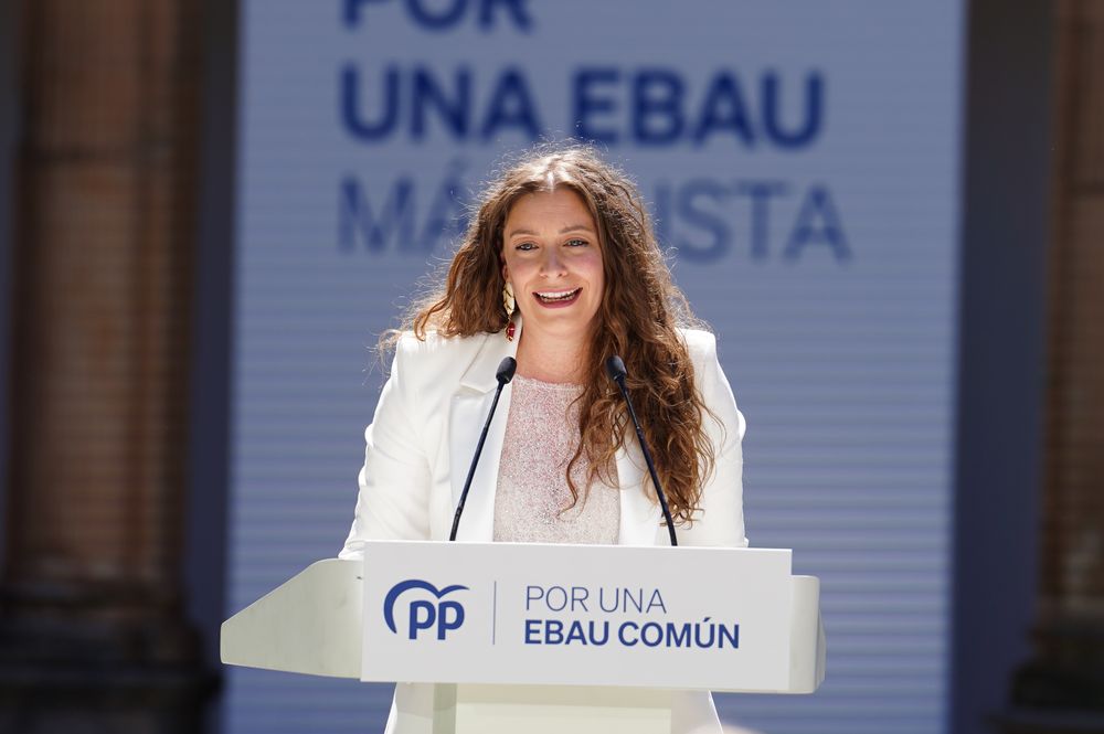 La vicesecretaria de Sanidad y Educación del PP, Ester Muñoz.