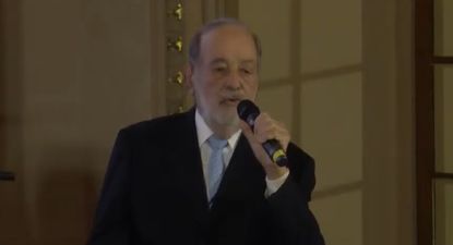 Carlos Slim en la Fundación del Círculo de Montevideo